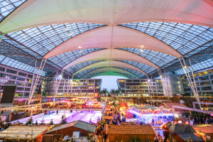 Airport Christmas market brings winter wonderland to Munich terminals