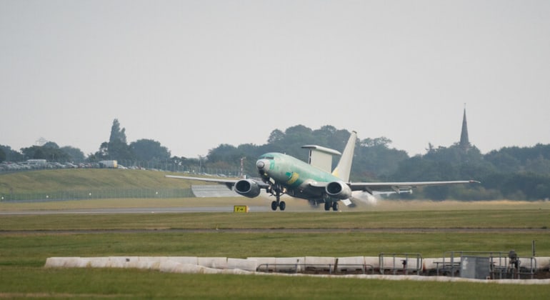 Boeing completes first flight of UK’s E-7 Wedgetail aircraft for RAF