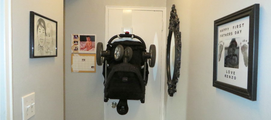 stroller storage hook