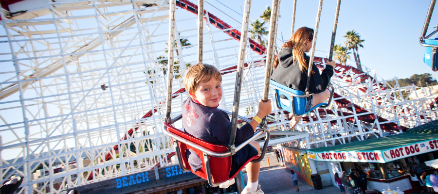 Santa Cruz Beach Boardwalk Amusement Park - California's Classic