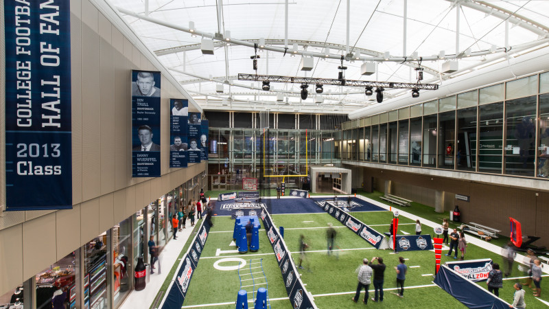 Inside the College Football Hall of Fame playground in Atlanta 