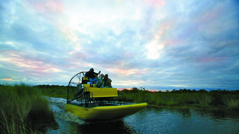 Everglades air boat tour