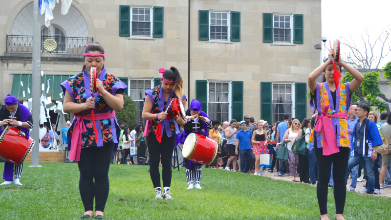 performance at Embassy of Japan