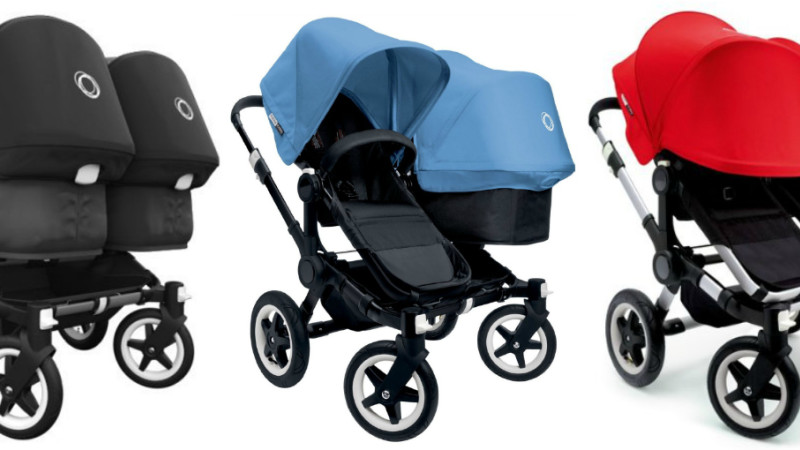 double front facing stroller