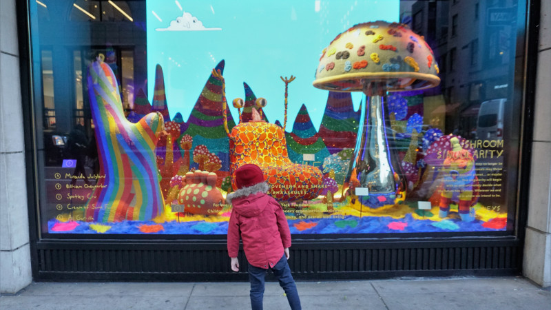 Barneys holiday windows