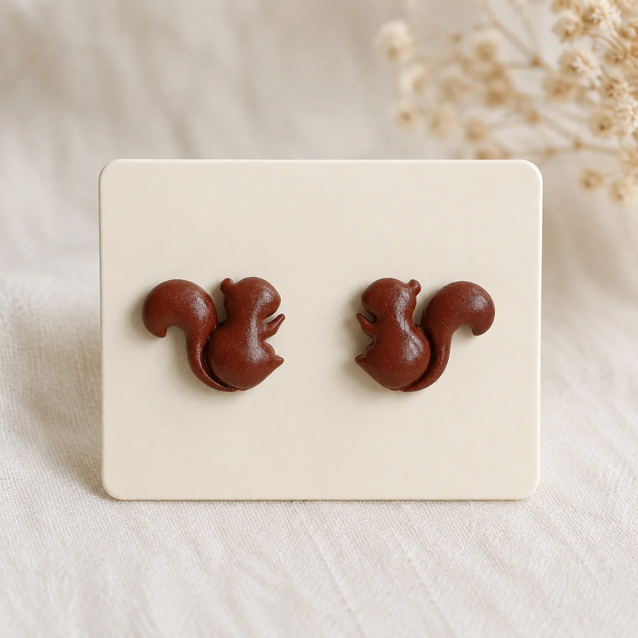 Herbst-Eichhörnchen Ohrstecker