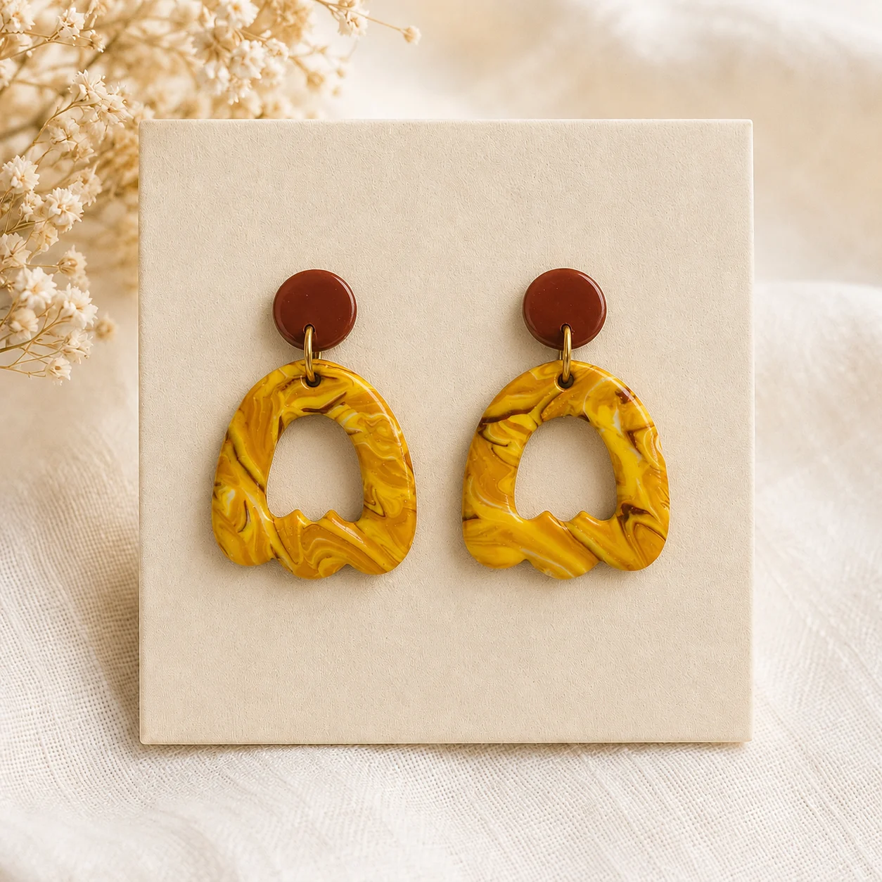 Goldene Ernte – Ohrringe