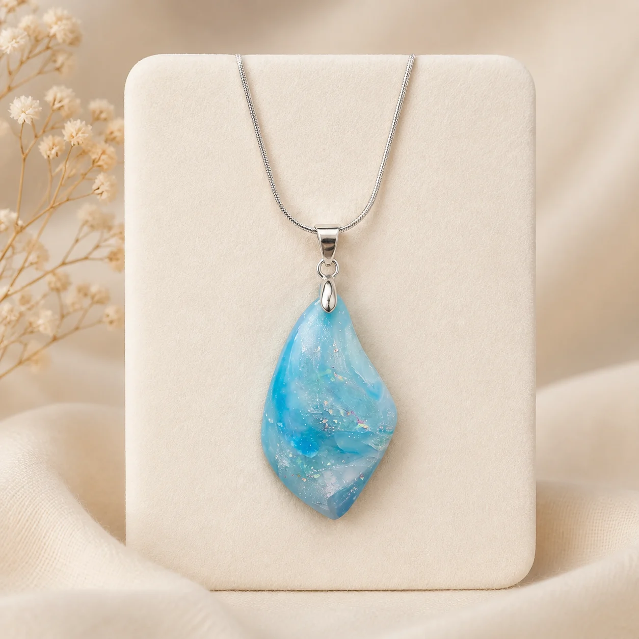 Blaue Gelassenheit – Halskette
