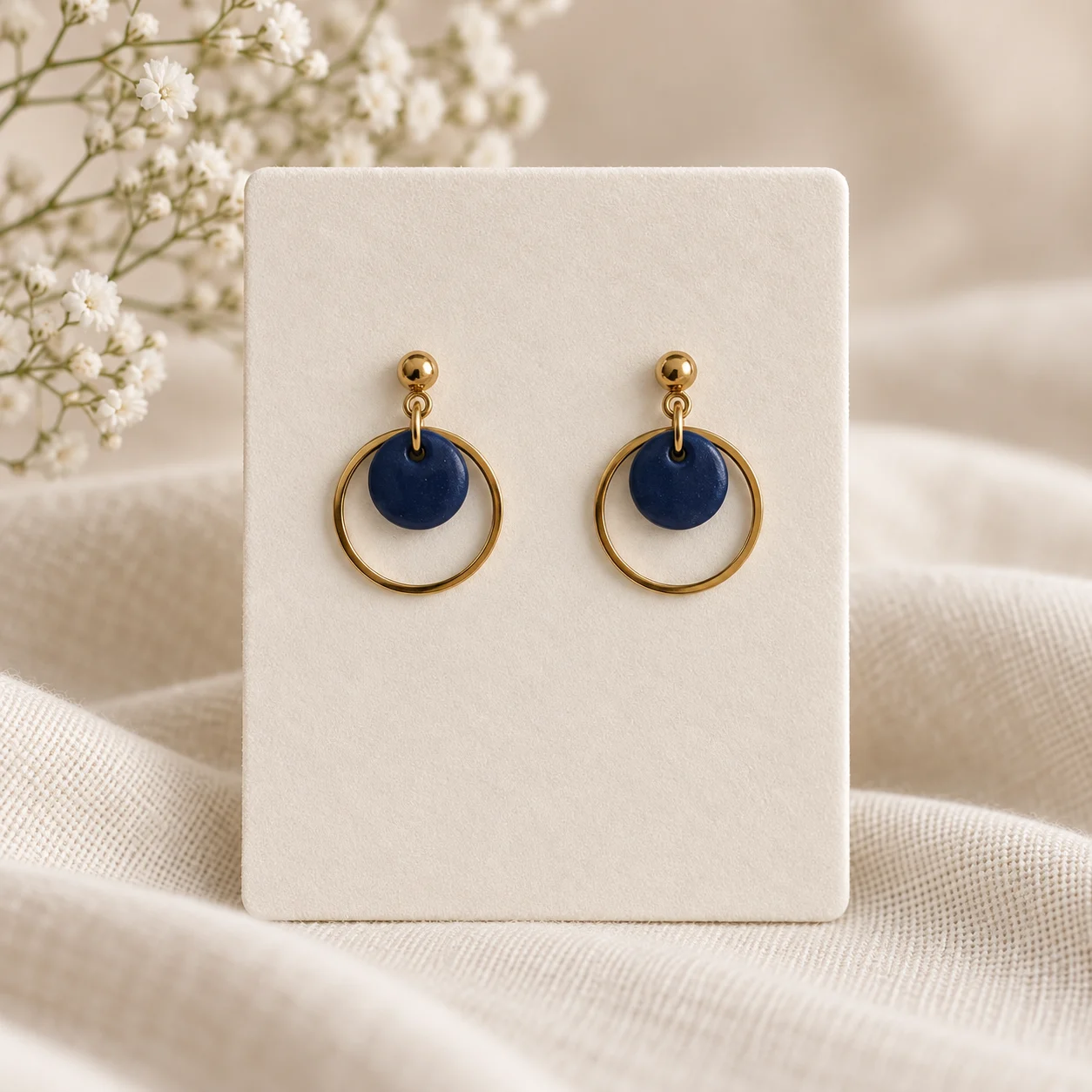 Royal Orbit – Klein Blau – Ohrringe