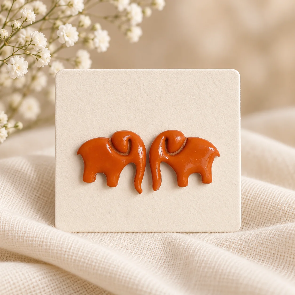 Elefant – Ohrstecker