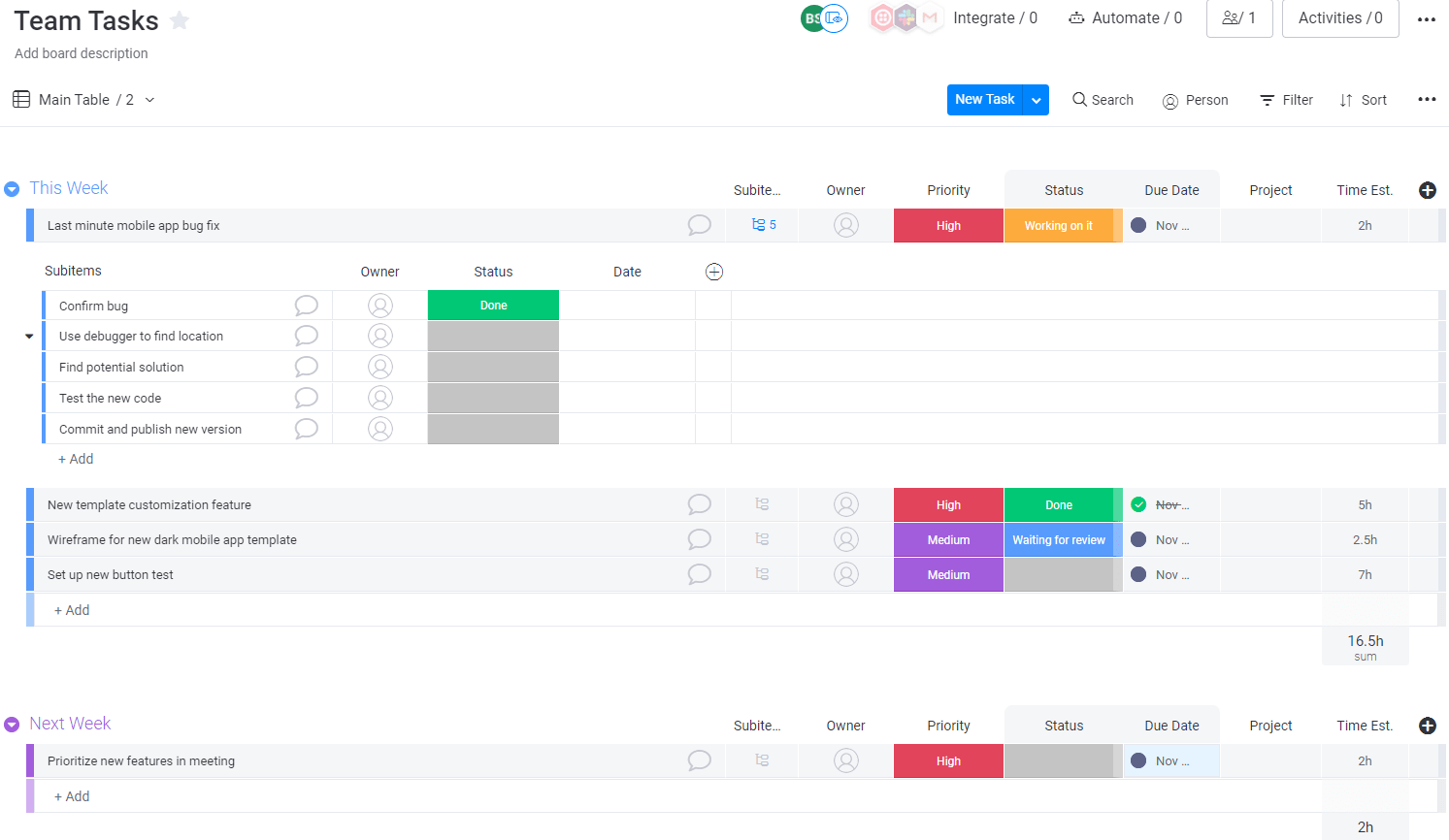 online task board