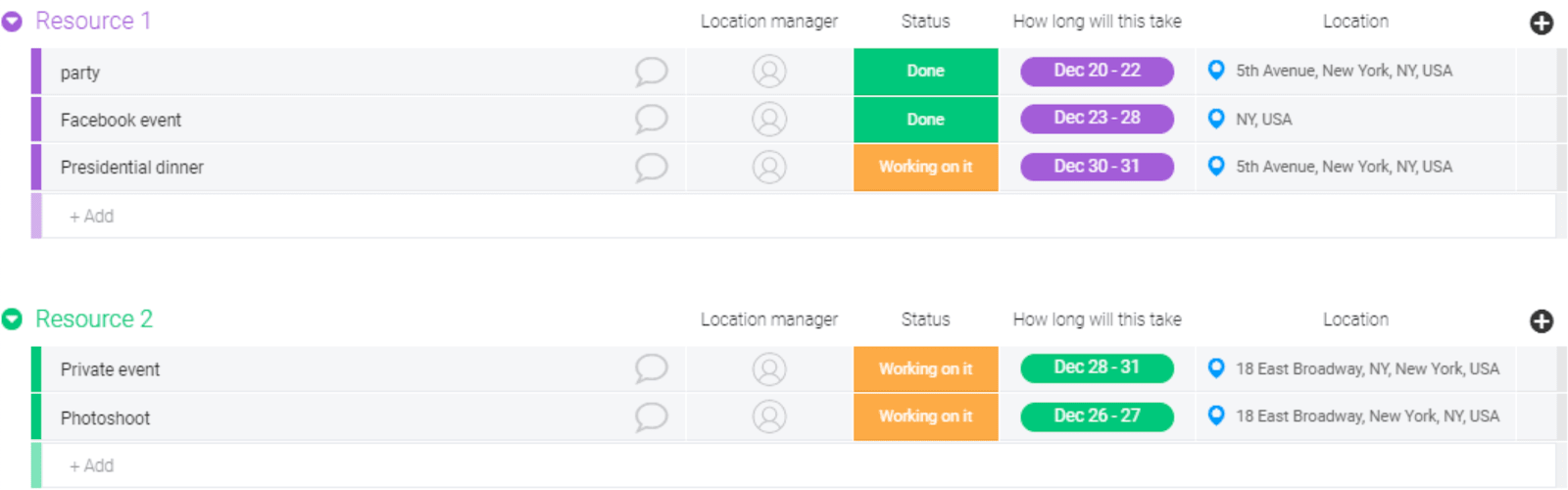 monday.com resource management