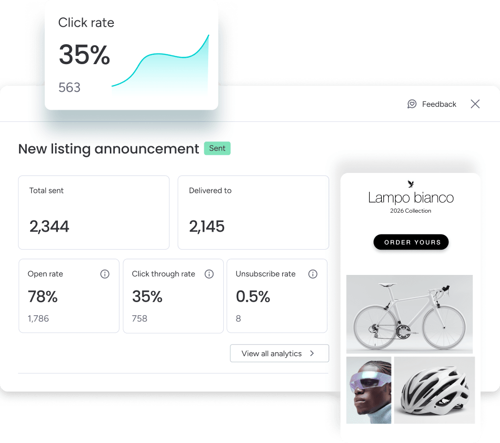 monday crm email campaign analytics