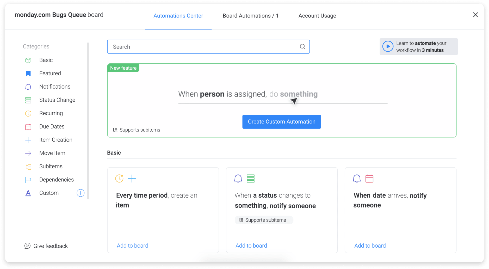 monday.com takes the cumbersome admin tasks off your plate with automations.