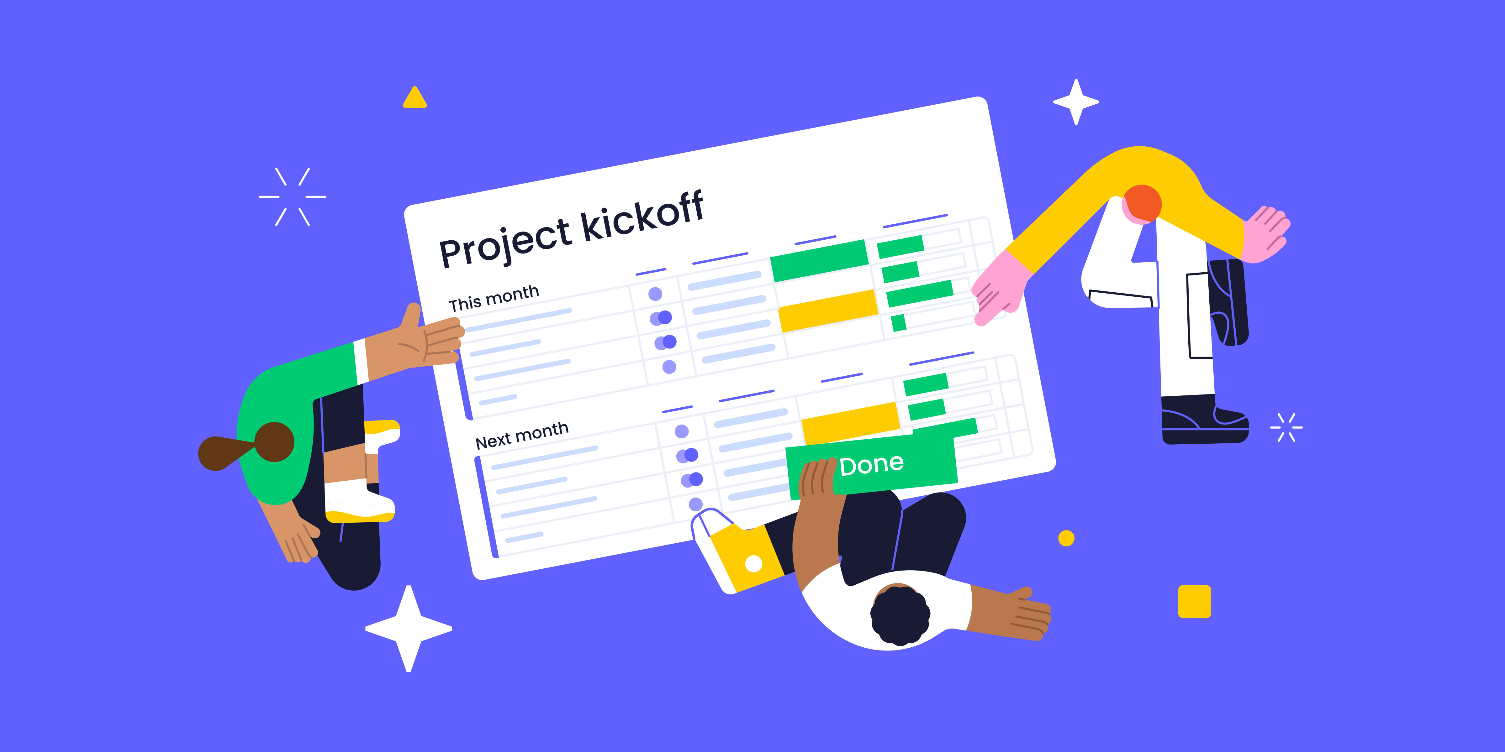 Use a project kickoff template for successful projects