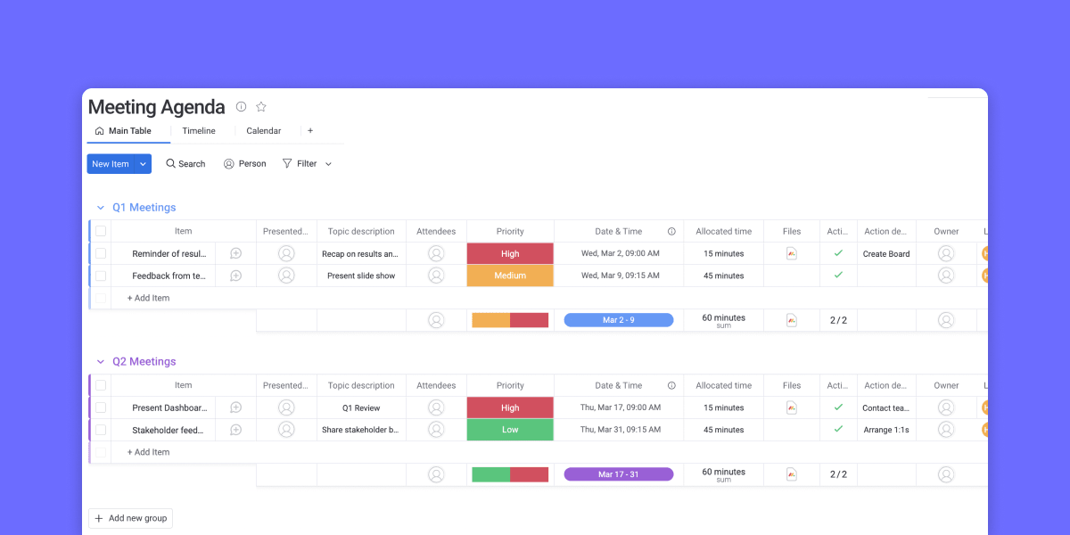 A meeting agenda template for ultimate productivity