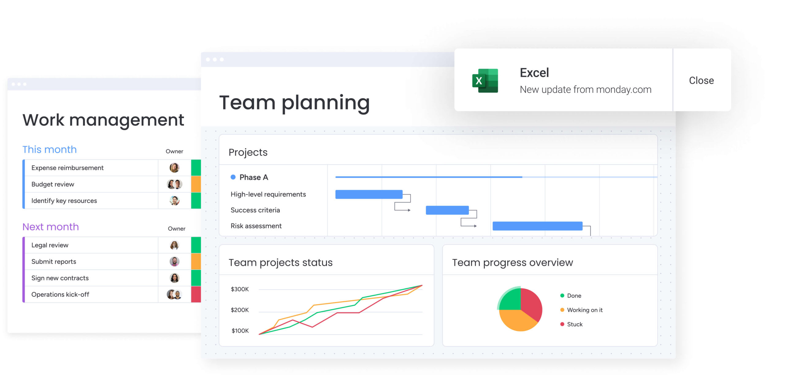 team planning board monday