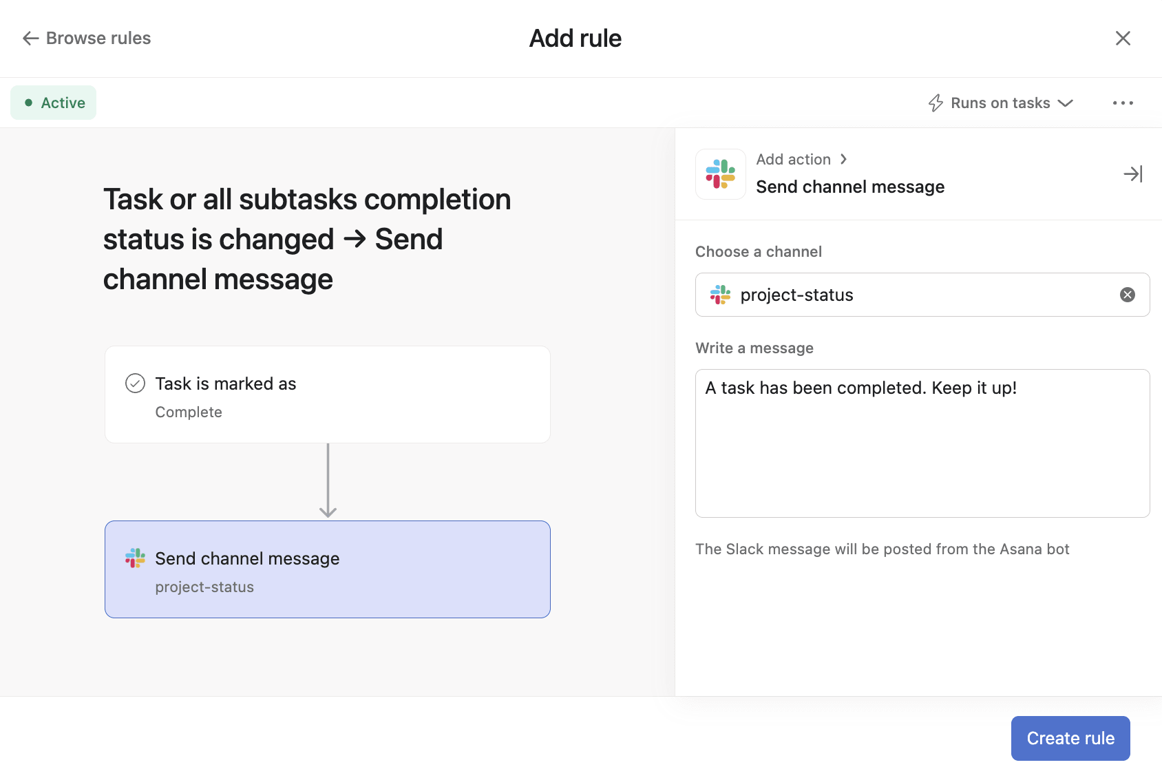 Create custom rules to automate routine tasks, simplify workflows, and reduce errors