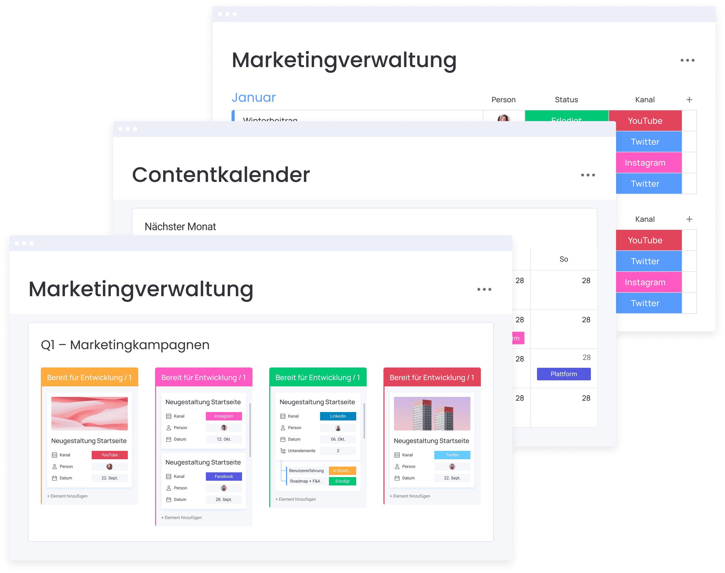 Marketing Funktionen