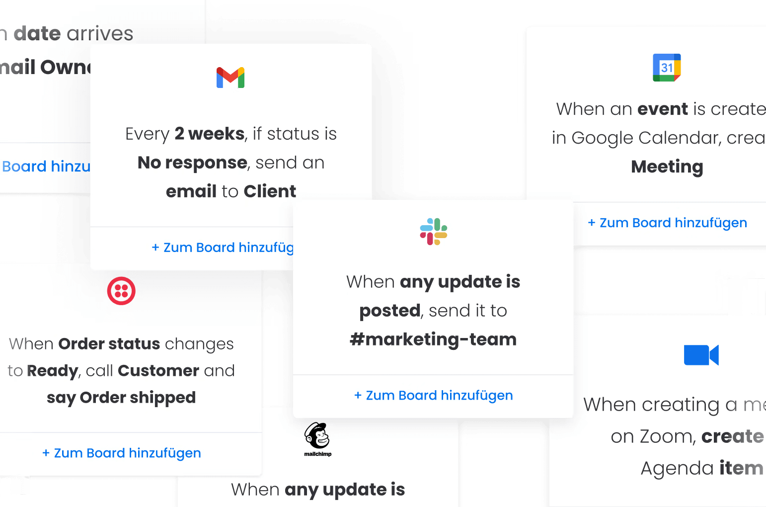 monday.com Automatisierungen