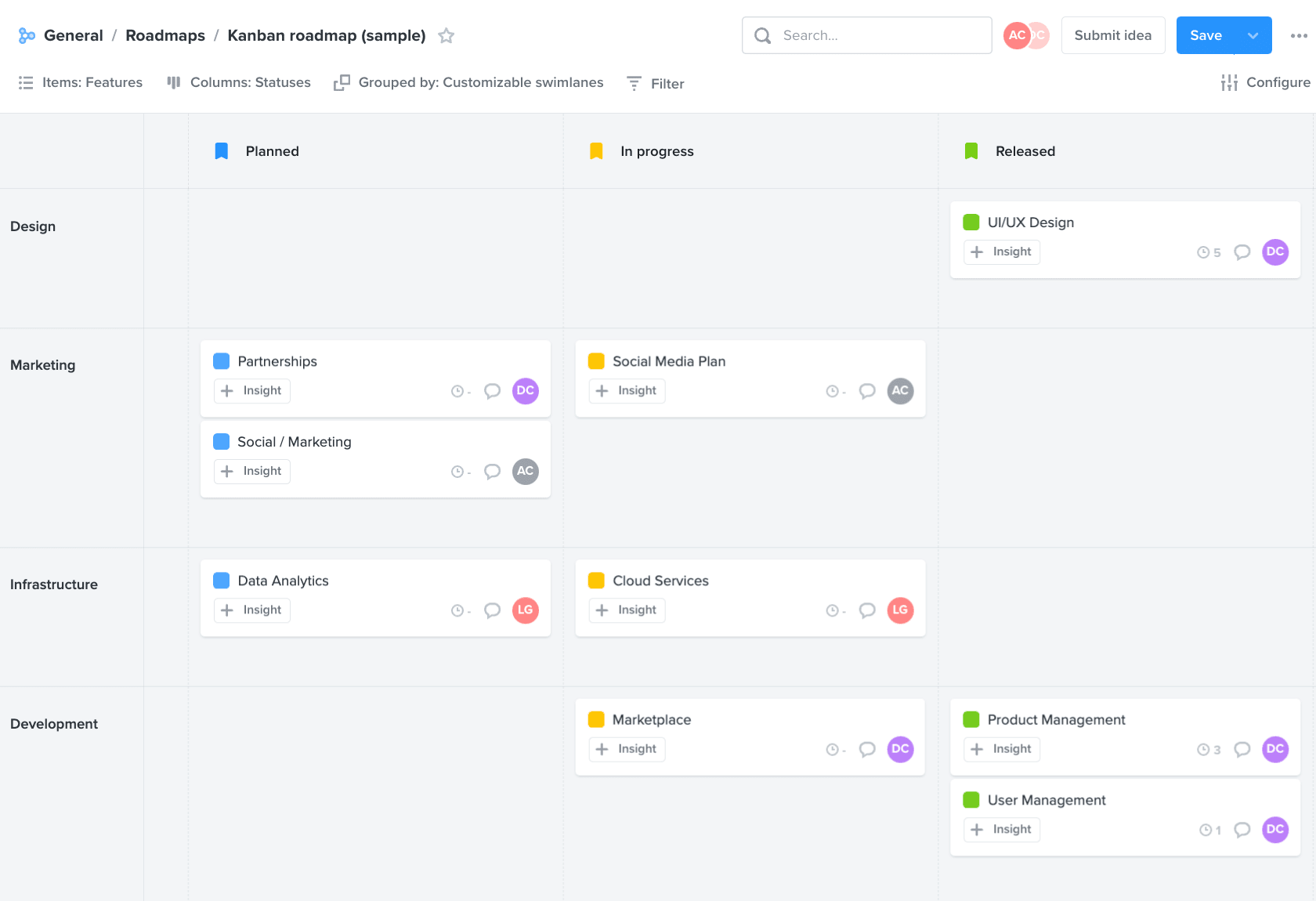 Productboard is widely regarded as user-friendly, with an intuitive design that simplifies onboarding and daily use.