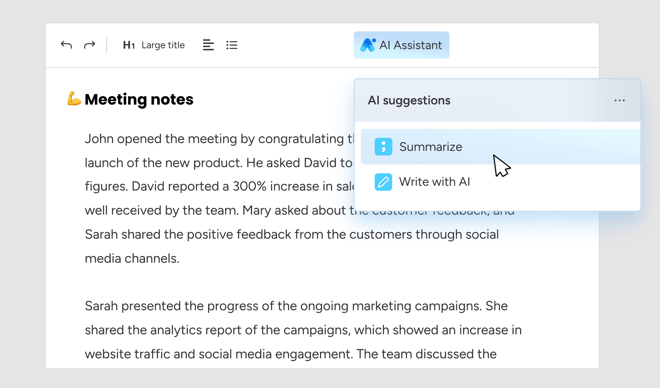 monday crm ai meeting summary