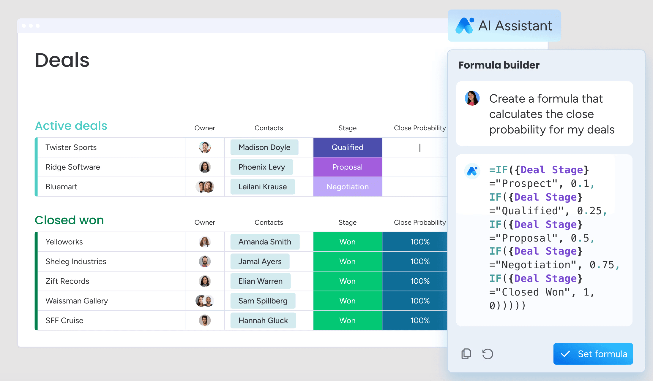 monday crm ai automations