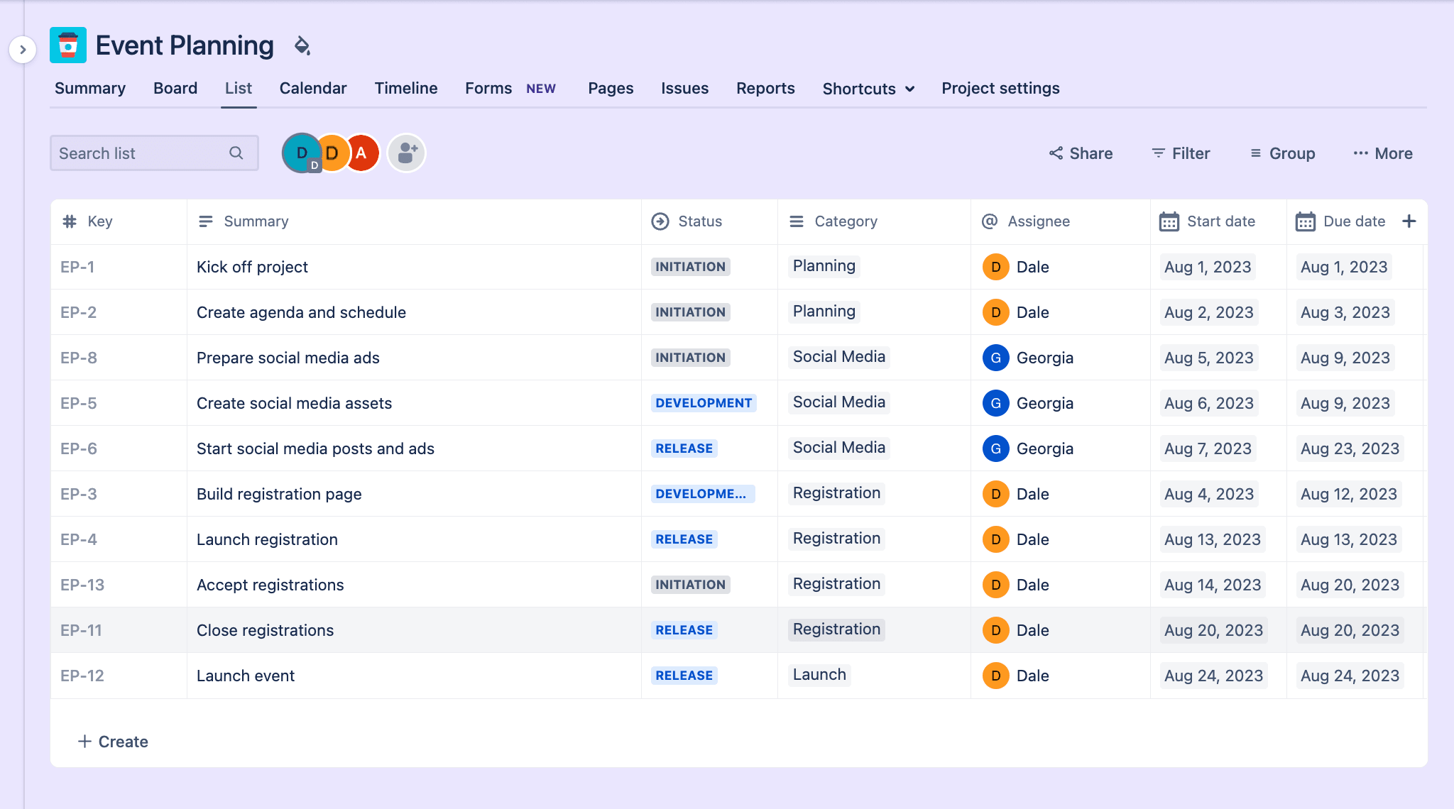 Jira is a leading project management and issue-tracking platform that offers robust release management capabilities.