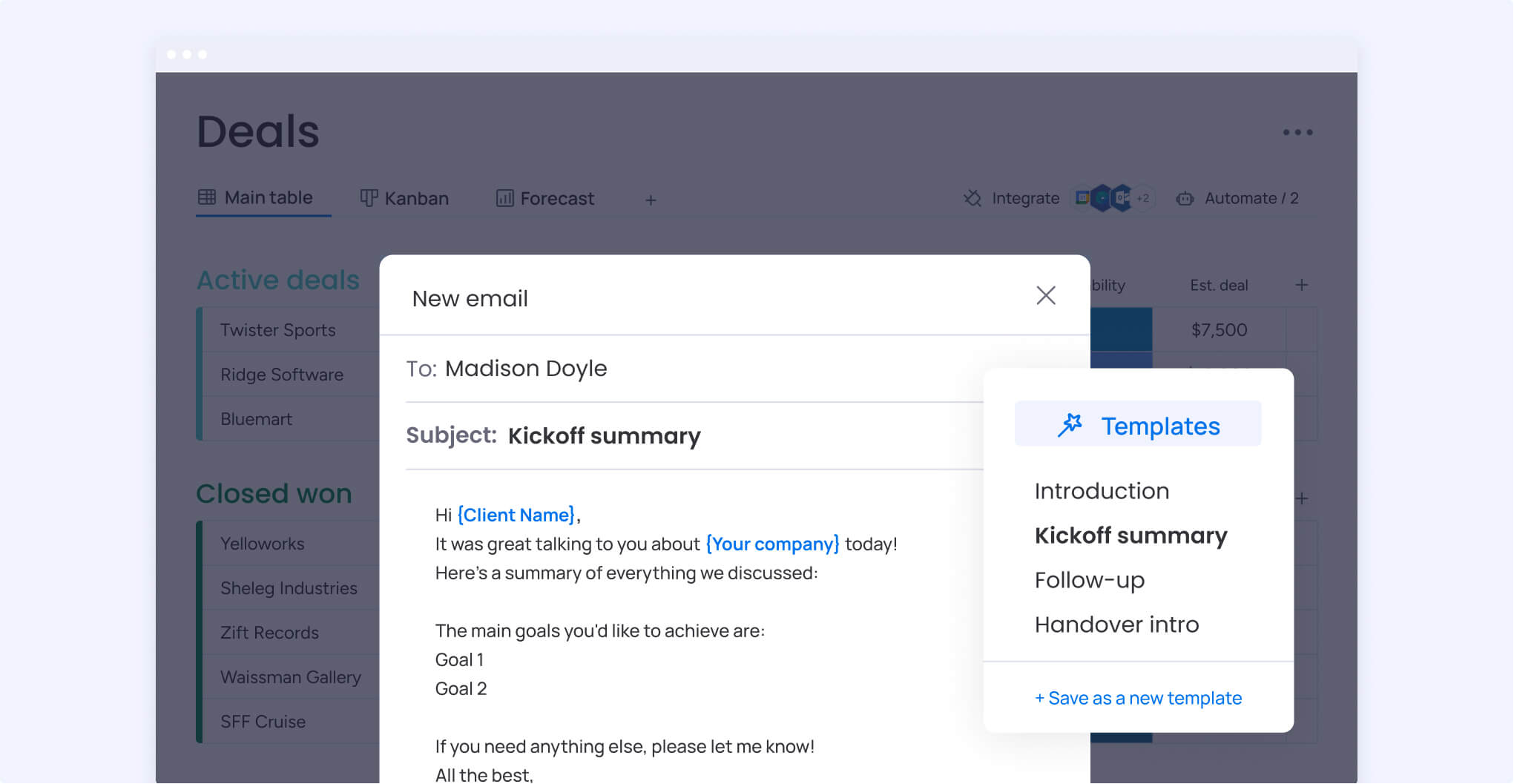 mondai ai email generation