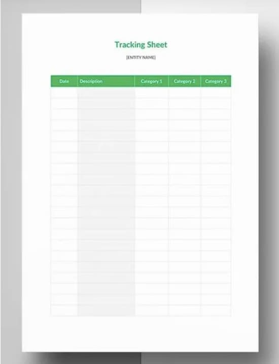 Planilha de controle de tempo para escritório de contabilidade