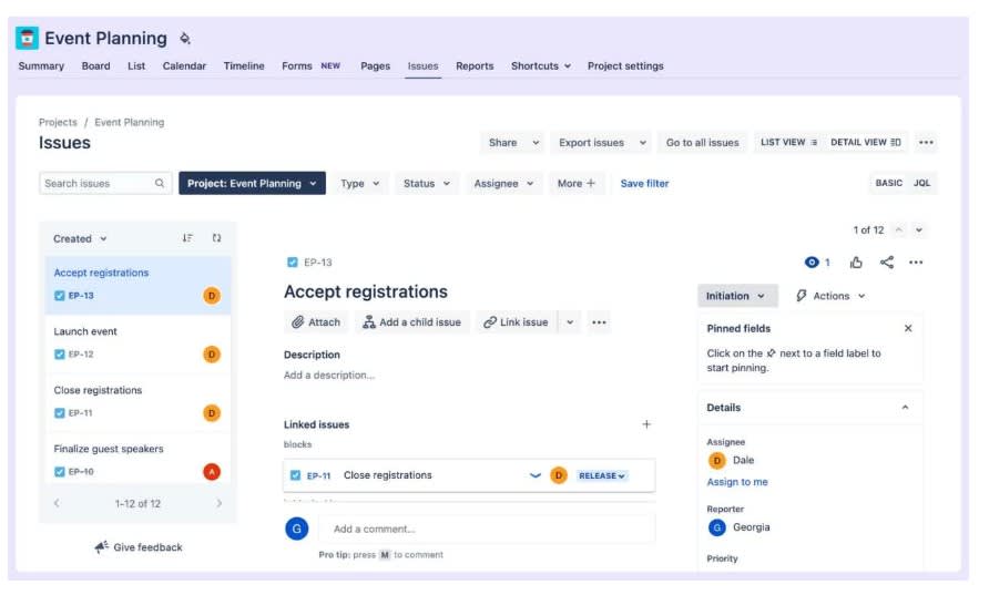 Usabilidade do Jira