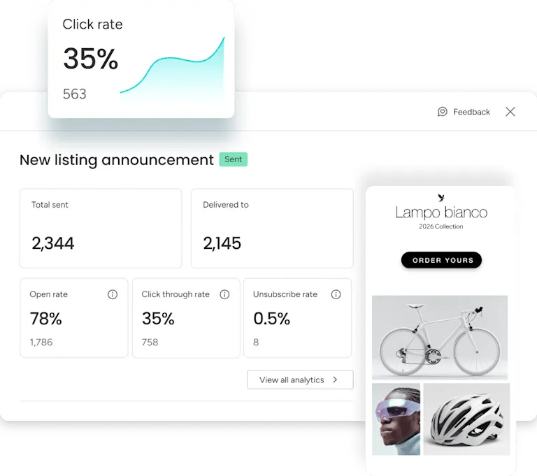 monday crm email campaign analytics
