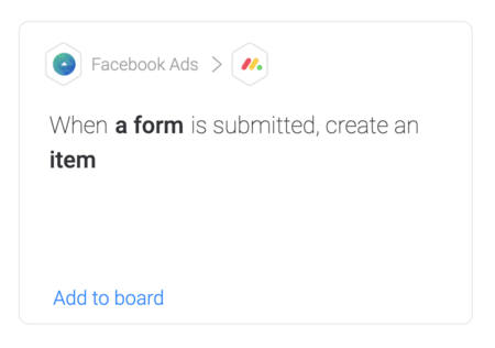 양식이 제출되면, 새로운 아이템이 자동으로 생성됩니다.