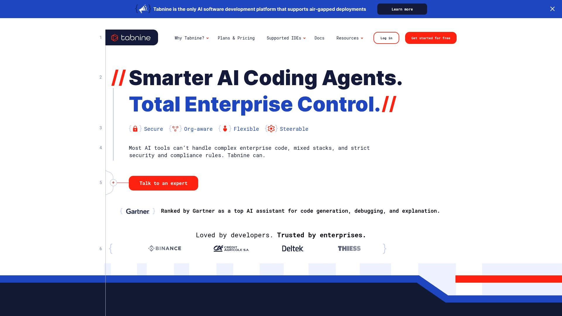Tabnine homepage