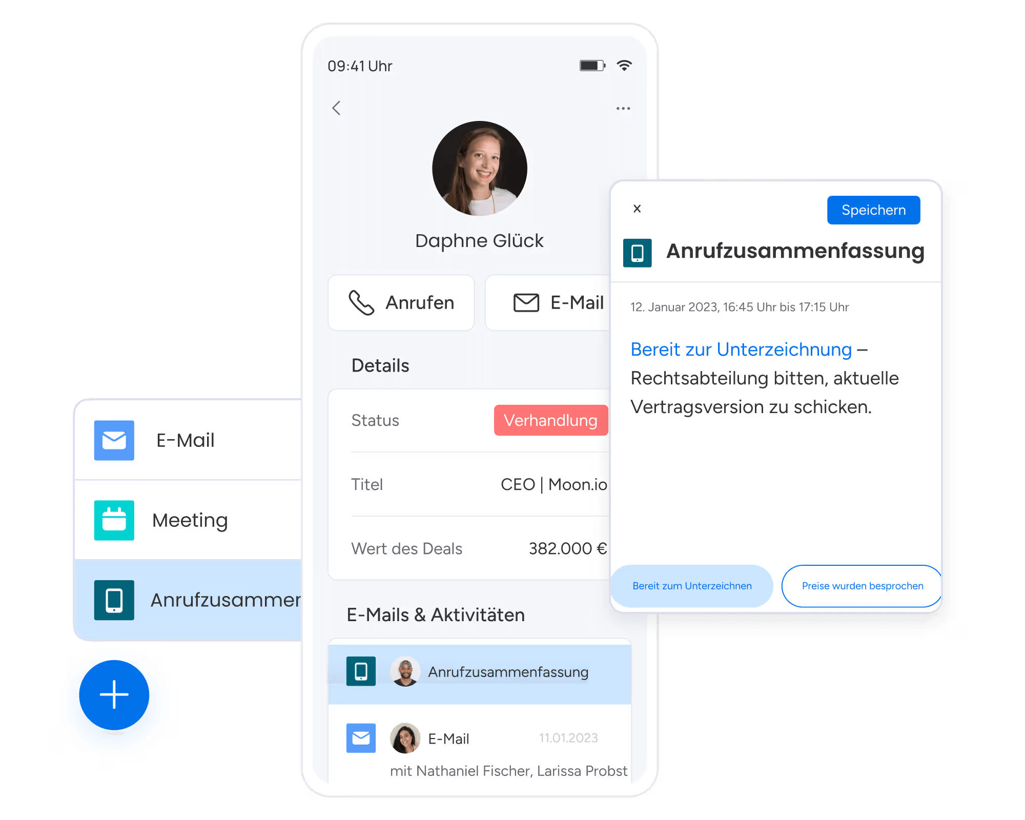 Kundeninteraktion monday CRM