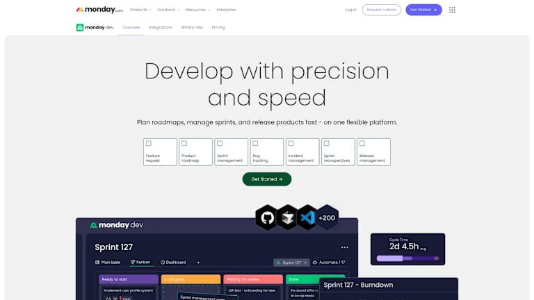 먼데이닷컴 dev 홈페이지