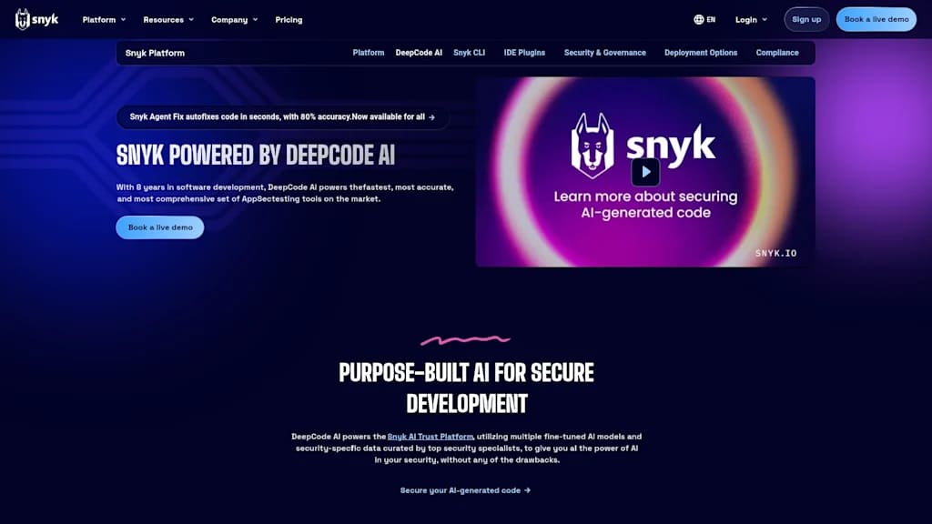 Deepcode AI platform