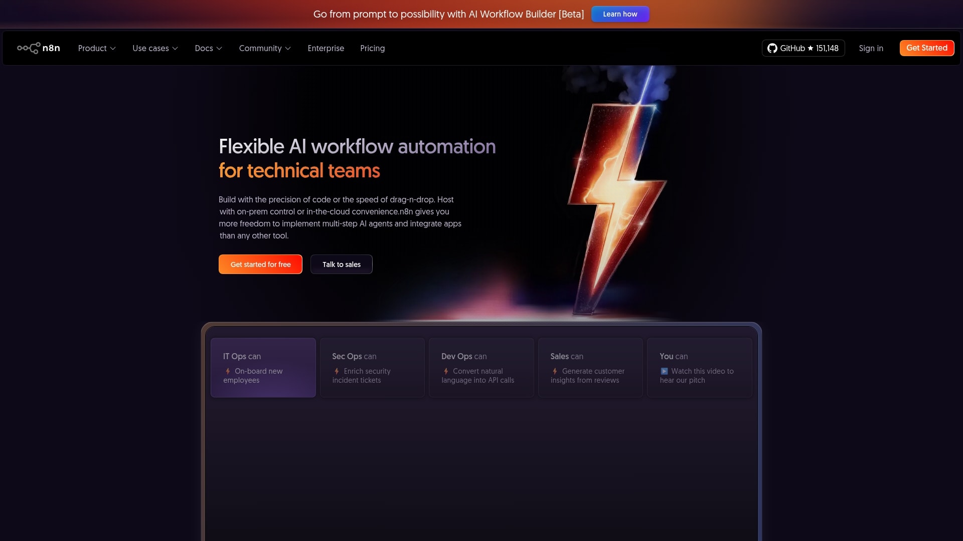 n8n open-source workflow automation platform interface