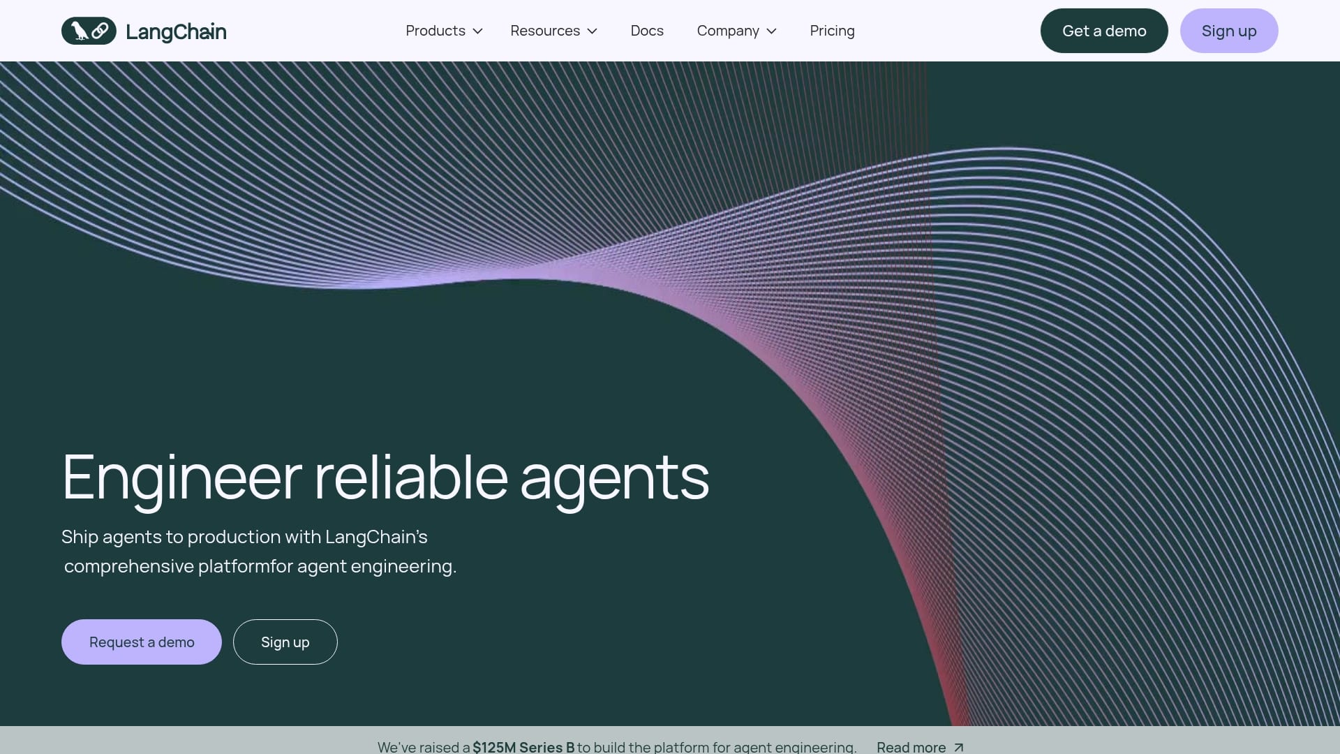 LangChain open-source AI agent framework interface