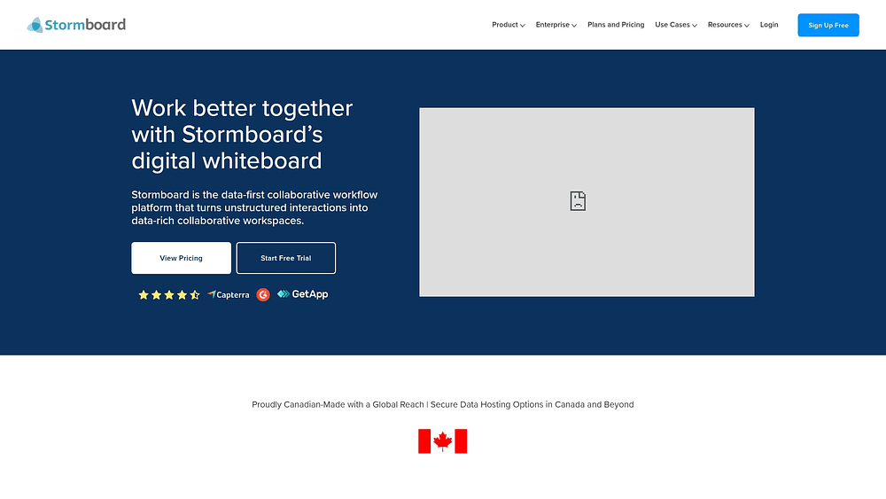 Stormboard structured brainstorming and reporting, a Miro alternative