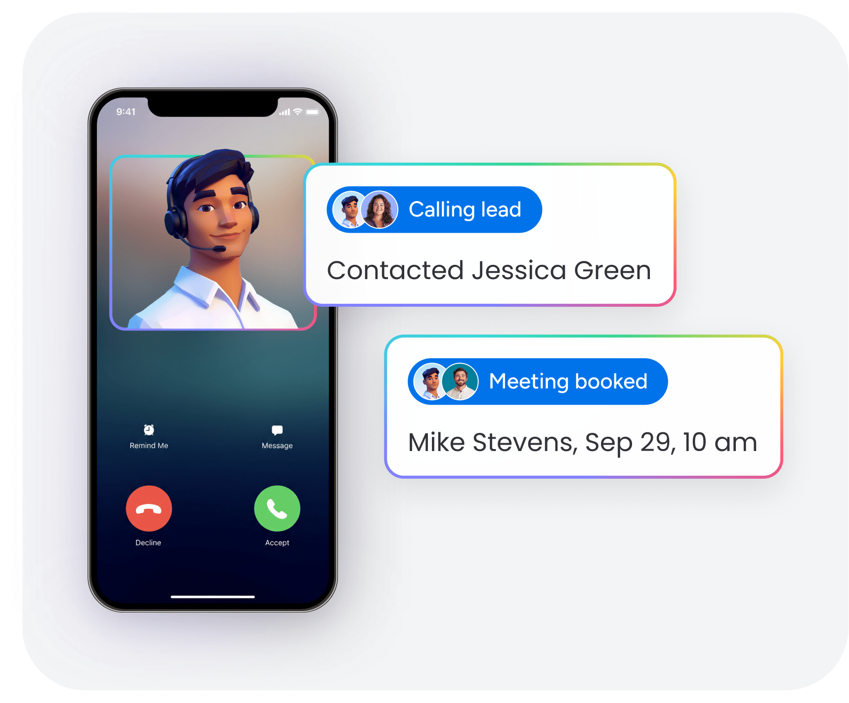 AI calls management and agents