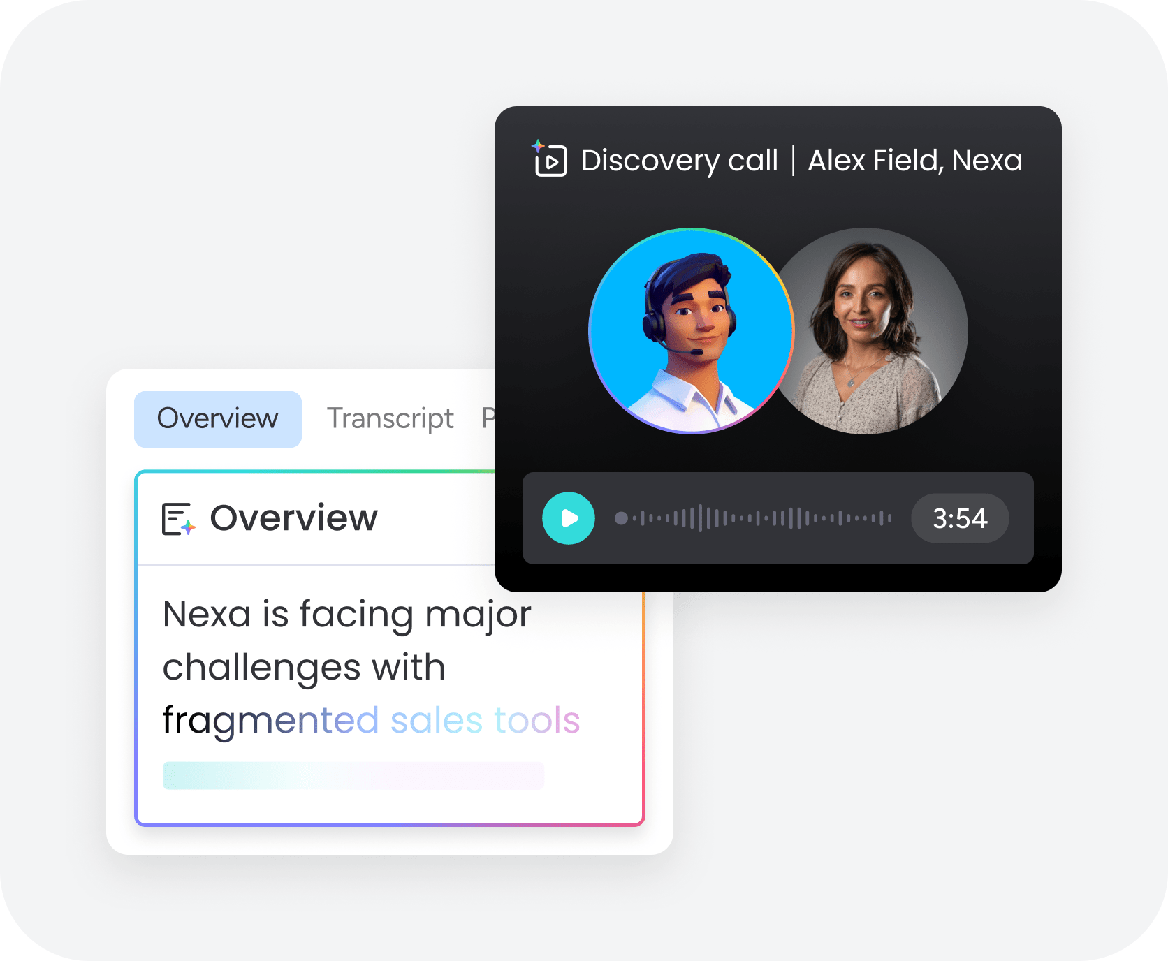AI calls management and agents discovery calls