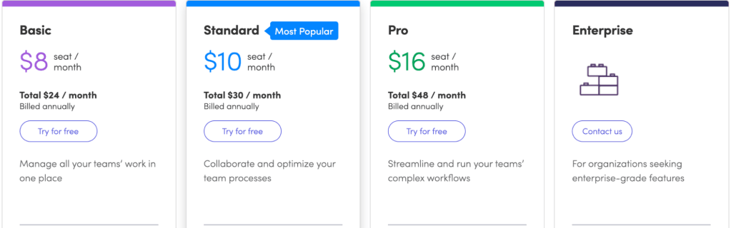 monday.com pricing