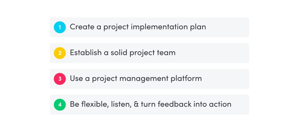 The end-all guide to project implementation | monday.com Blog