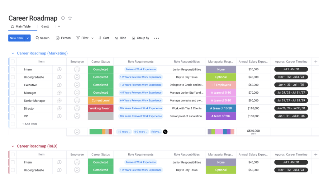 career-roadmap-template-to-support-employee-growth