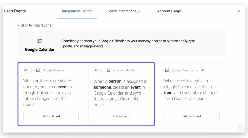 automated time blocking in monday and google calendar