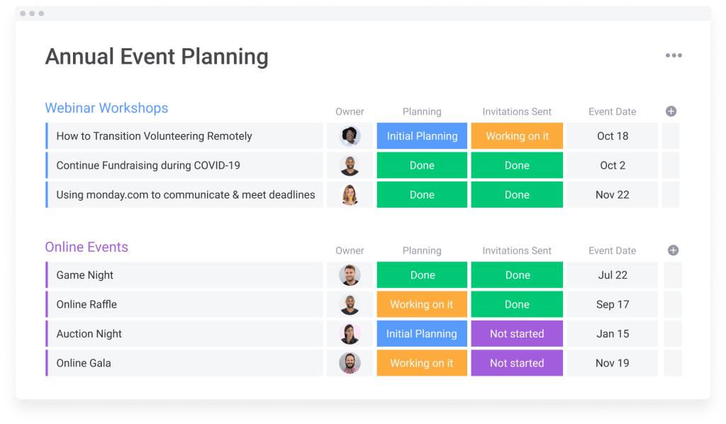 event planning software for small business