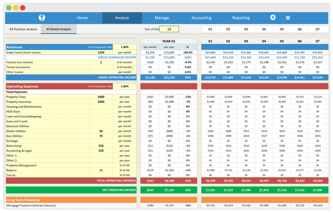 Best Rental Property Spreadsheet Template For Download