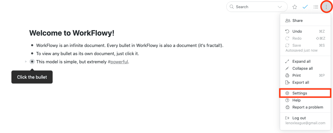 workflowy blog