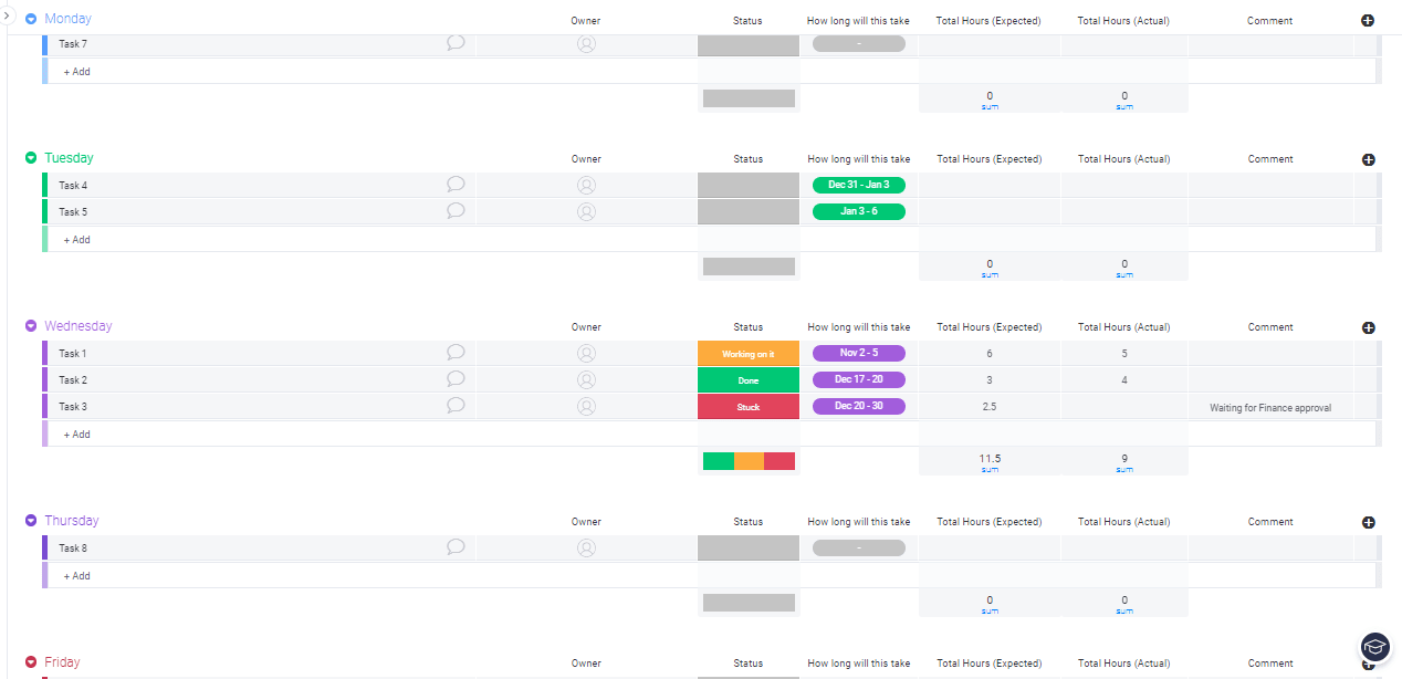 Daily Planner monday.com Blog